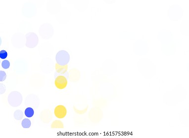 Light Multicolor vector layout with circle shapes. Illustration with set of shining colorful abstract circles. Design for poster, banner of websites.