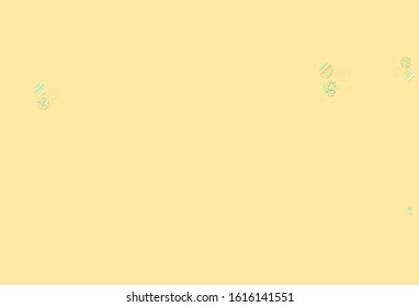 Light Multicolor vector layout with circle shapes. Modern abstract illustration with colorful water drops. Pattern for futuristic ad, booklets.