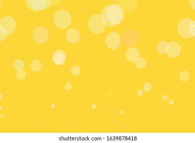 Light Multicolor vector layout with circle shapes. Illustration with set of shining colorful abstract circles. Pattern for futuristic ad, booklets.