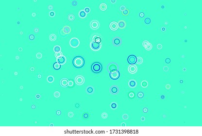 Light Multicolor vector layout with circle shapes. Blurred decorative design in abstract style with bubbles. Pattern for beautiful websites.