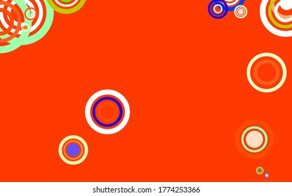 Light Multicolor vector layout with circle shapes. Beautiful colored illustration with blurred circles in nature style. Pattern for beautiful websites.