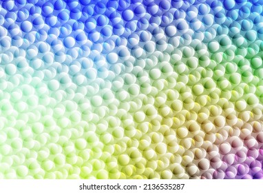 Light Multicolor vector layout with circle shapes. Modern abstract illustration with colorful water drops. Design for poster, banner of websites.