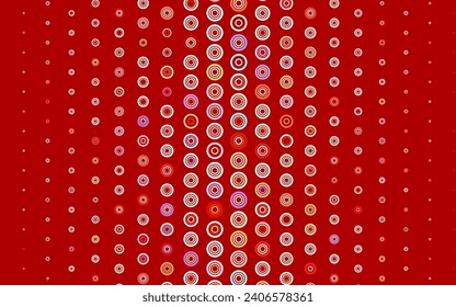 Light Multicolor vector layout with circle shapes. Blurred bubbles on abstract background with colorful gradient. New template for your brand book.