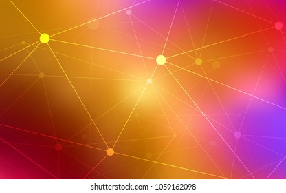 Light Multicolor vector layout with circles, lines. Illustration with set of colorful abstract circles and lines. New design for ad, poster, banner of your website.