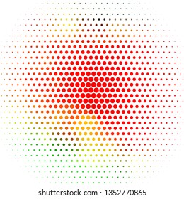 Light Multicolor vector layout with circles. Colorful illustration with gradient dots in nature style. Design for your commercials.