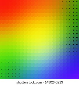 Light Multicolor vector layout with circles. Abstract decorative design in gradient style with bubbles. Pattern for websites, landing pages.