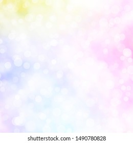 Light Multicolor vector layout with circles. Colorful illustration with gradient dots in nature style. Design for posters, banners.