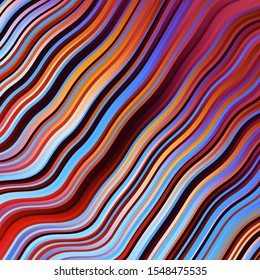 Light Multicolor vector layout with circular arc. Abstract illustration with gradient bows. Best design for your ad, poster, banner.