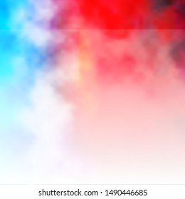 Light Multicolor vector layout with cloudscape. Shining illustration with abstract gradient clouds. Pattern for your booklets, leaflets.