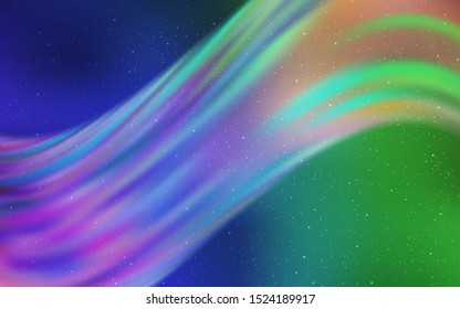Light Multicolor vector layout with cosmic stars. Glitter abstract illustration with colorful cosmic stars. Pattern for astrology websites.