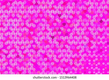 Light Multicolor vector layout with curved lines. A shining illustration, which consists of curved lines. Pattern for your business design.