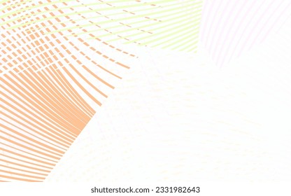 Light Multicolor vector layout with curved lines. A circumflex abstract illustration with gradient. Best design for your business.