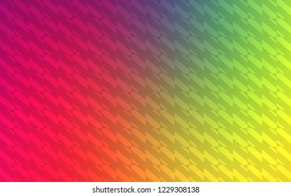 Light Multicolor vector layout with flat lines. Modern geometrical abstract illustration with Lines. Pattern for ad, booklets, leaflets.