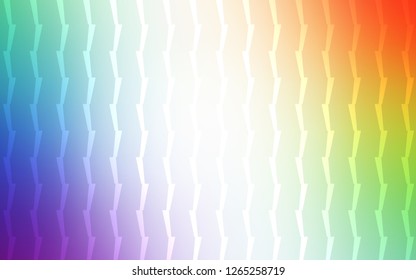 Light Multicolor vector layout with flat lines. Lines on blurred abstract background with gradient. Pattern for ads, posters, banners.