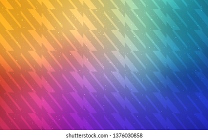 Light Multicolor vector layout with flat lines. Blurred decorative design in simple style with lines. Pattern for your busines websites.