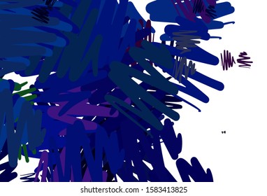 Light Multicolor vector layout with flat lines. Lines on blurred abstract background with gradient. Pattern for ads, posters, banners.