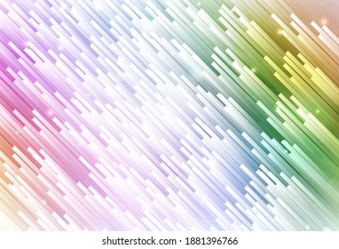 Light Multicolor vector layout with flat lines. Blurred decorative design in simple style with lines. Smart design for your business advert.