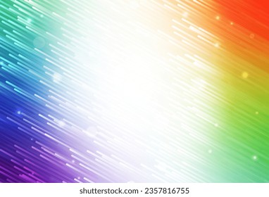 Light Multicolor vector layout with flat lines. Lines on blurred abstract background with gradient. Smart design for your business advert.