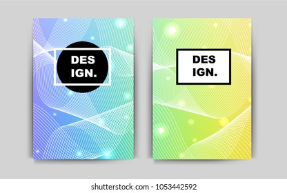 Light Multicolor vector layout for Leaflets. Web interface on abstract background with colorful gradient. Pattern can be used as a template for calendars.
