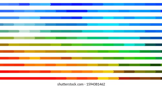 Light Multicolor vector layout with lines. Repeated lines on abstract background with gradient. Smart design for your promotions.
