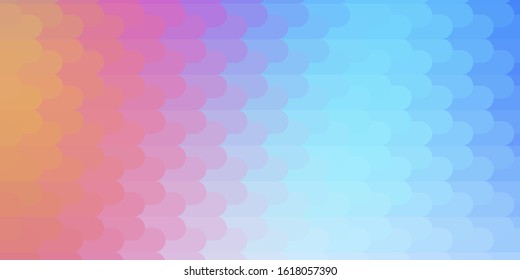 Light Multicolor vector layout with lines. Gradient illustration with straight lines in abstract style. Pattern for websites, landing pages.