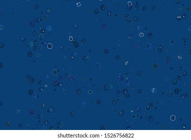 Light Multicolor vector layout with restaurant food. Beautiful colorful illustration with food in doodle style. Doodle design for your business advert of cafes.