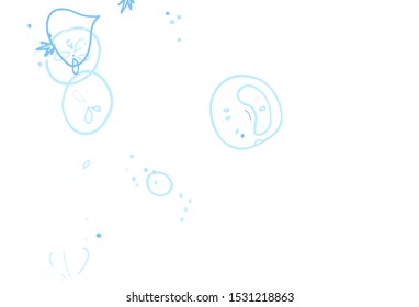 Light Multicolor vector layout with restaurant food. Decorative illustration with food on abstract template. Pattern for menu of cafes, bars, restaurants.