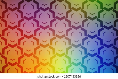 Light Multicolor vector layout with wry lines. An elegant bright illustration with gradient. Colorful wave pattern for your design.