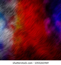 Light Multicolor vector layout with wry lines. Colorful geometric sample with gradient curves.  Pattern for busines booklets, leaflets