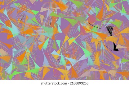 Light Multicolor vector layout with wry lines.
