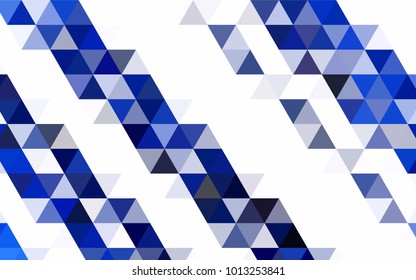 Light Multicolor vector low poly background. Shining illustration, which consist of triangles. Triangular pattern for your business design.