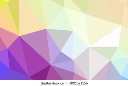 Light Multicolor vector low poly texture. Modern abstract illustration with triangles. Completely new template for your banner.