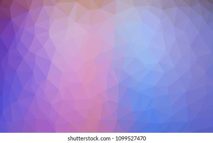 Light Multicolor vector low poly texture. Polygonal abstract illustration with gradient. Textured pattern for your backgrounds.