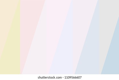 Light Multicolor vector low poly cover. A sample with polygonal shapes. That pattern can be used as a part of a brand book.