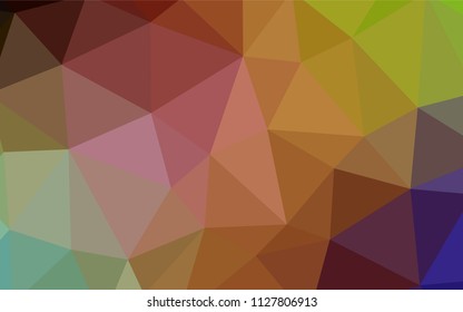 Light Multicolor vector low poly layout. Polygonal abstract illustration with gradient. Pattern for a brand book's backdrop.