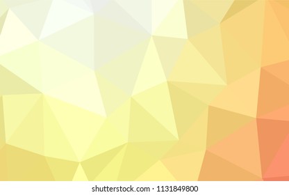 Light Multicolor vector low poly texture. A completely new color illustration in a polygonal style. Brand new design for your business.