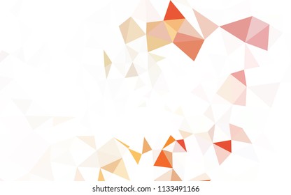 Light Multicolor vector low poly layout. Polygonal abstract illustration with gradient. A completely new design for your leaflet.
