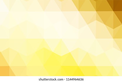 Light Multicolor vector low poly cover. A sample with polygonal shapes. New template for your brand book.