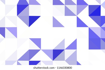 Light Multicolor vector low poly layout. Colorful abstract illustration with triangles. A new texture for your web site.