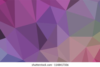 Light Multicolor vector low poly layout. A sample with polygonal shapes. A new texture for your web site.