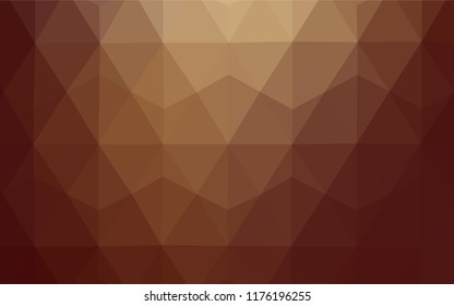 Light Multicolor vector low poly texture. Shining polygonal illustration, which consist of triangles. Polygonal design for your web site.