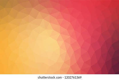 Light Multicolor vector low poly texture. Modern abstract illustration with triangles. A new texture for your web site.
