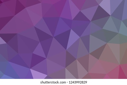 Light Multicolor vector low poly layout. Colorful illustration in abstract style with triangles. A completely new design for your leaflet.