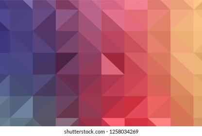 Light Multicolor vector low poly cover. A sample with polygonal shapes. Template for cell phone's backgrounds.