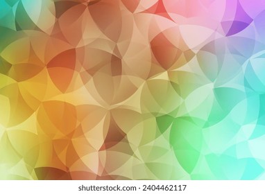 Light Multicolor vector low poly layout. Colorful illustration in abstract style with triangles. Brand new design for your business.