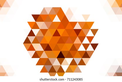 Light Multicolor vector low poly template. Brand-new colored illustration in blurry style with gradient. The elegant pattern can be used as part of a brand book.