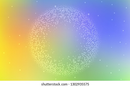 Light Multicolor vector modern elegant background. Creative illustration in halftone style with gradient. New way of your design.