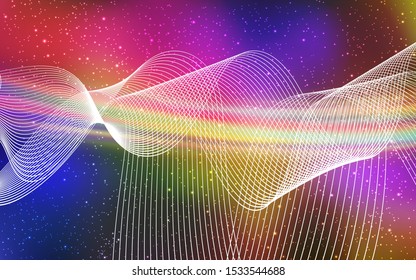Light Multicolor vector modern elegant backdrop. Modern abstract illustration with gradient. Background for a cell phone.