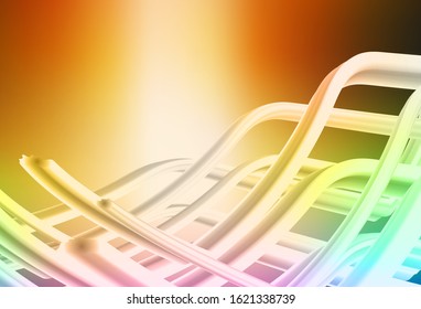 Light Multicolor vector modern elegant layout. Creative illustration in halftone style with gradient. New style design for your brand book.