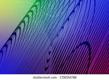 Light Multicolor vector modern elegant backdrop. Glitter abstract illustration with gradient design. New way of your design.